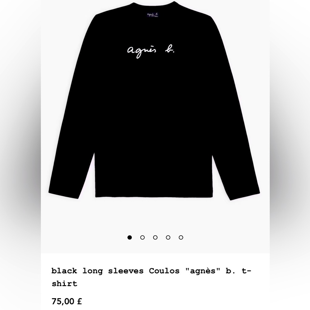 🔥🔥🔥 "agnès" b. black long sleeves 🔥🔥🔥